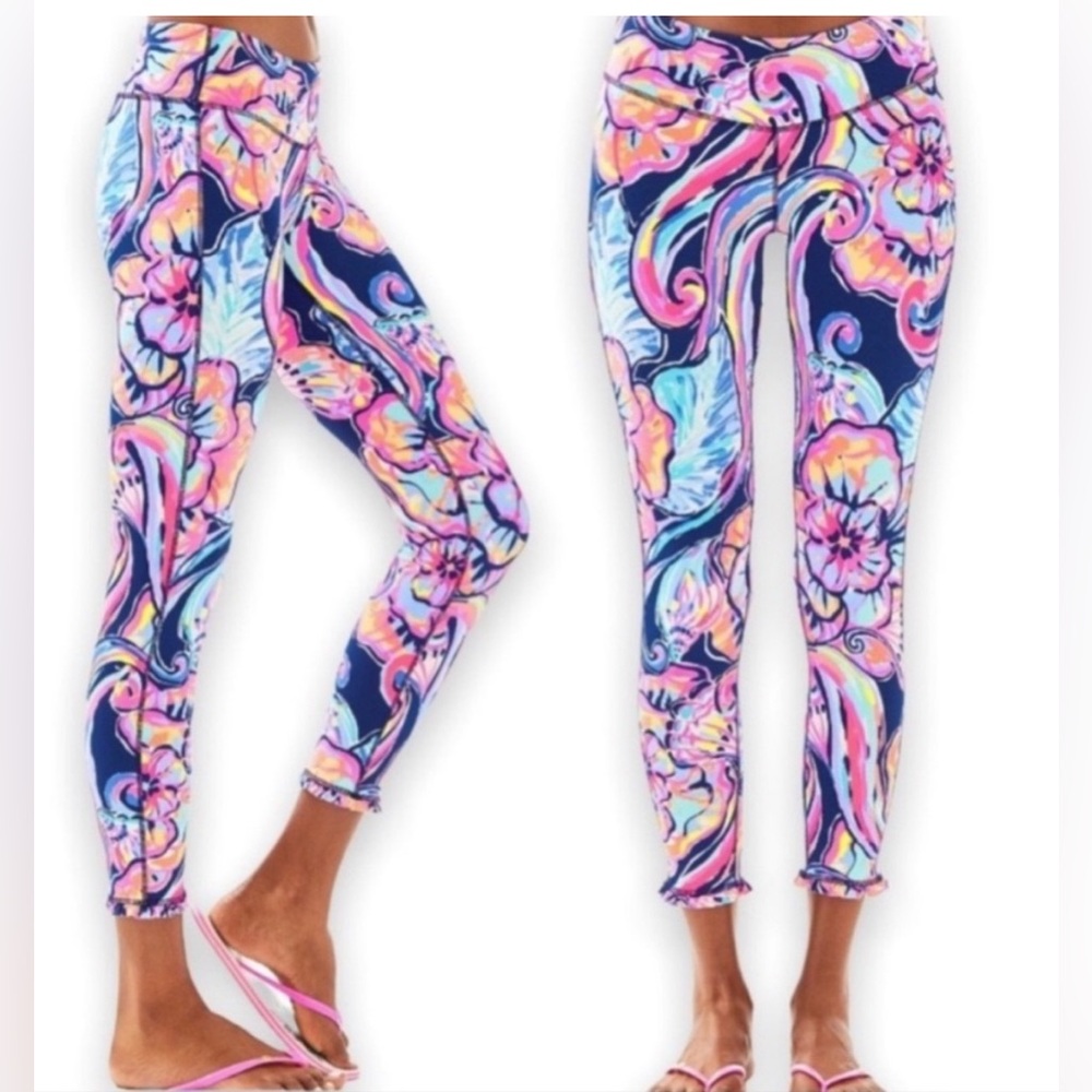 Colorful Floral Lilly Pulitzer Leggings